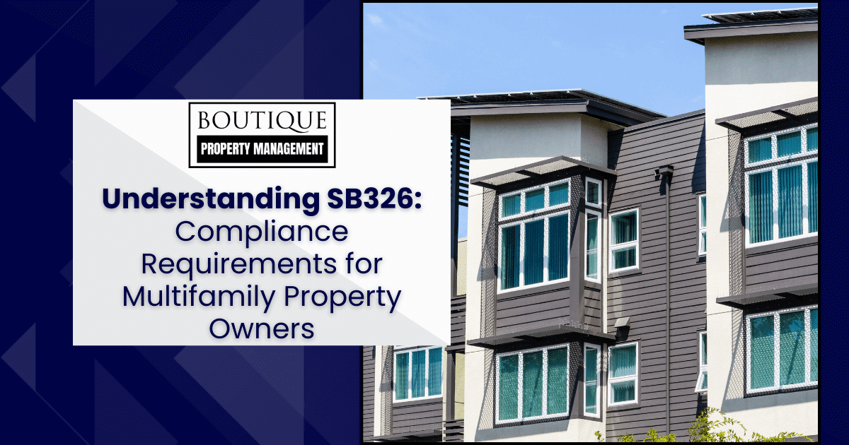 Building Code 326 Understanding SB326: Compliance Requirements For Multifamily Property ...